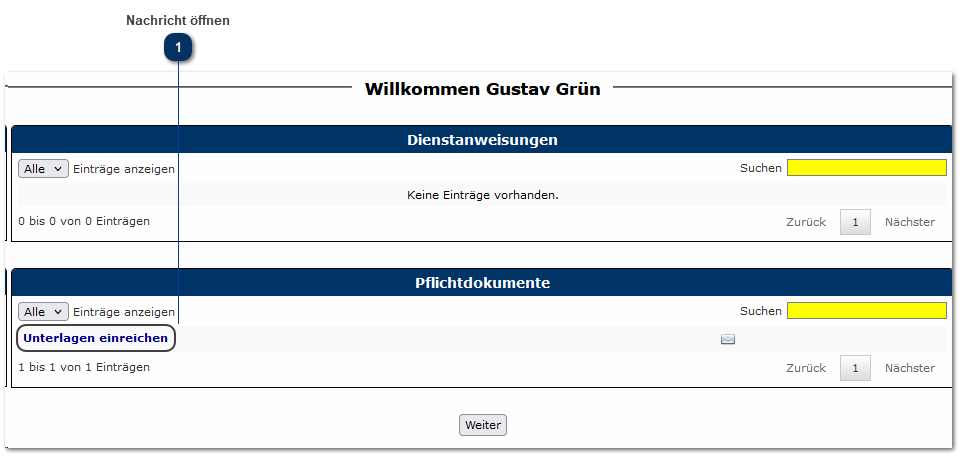 3.5. Ungelesene Dienstanweisung